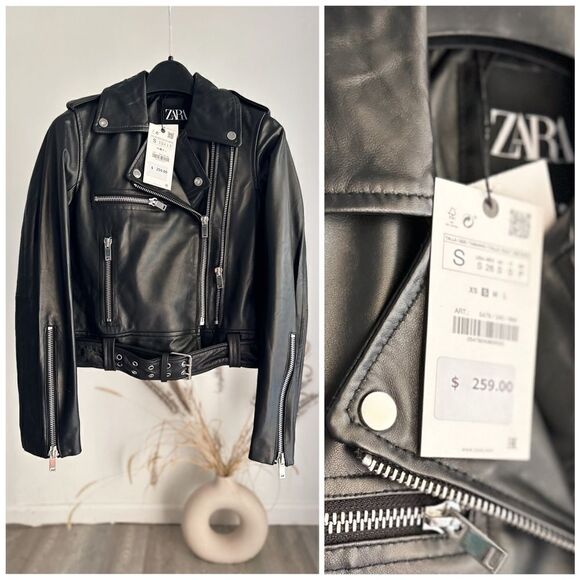 Zara Jackets & Blazers - Zara GENUINE Leather Jacket New NWT